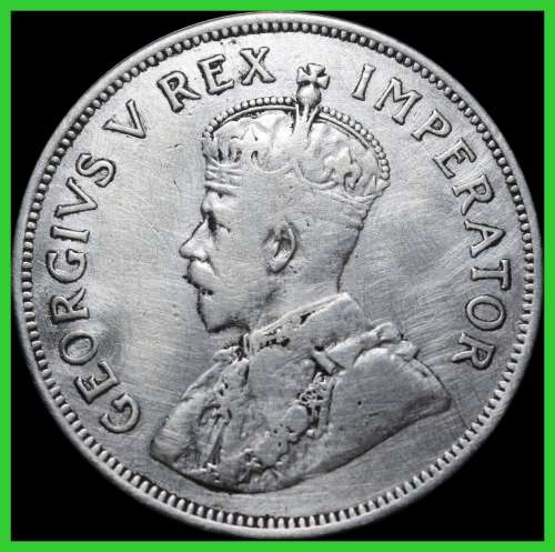 1924 Union of S.A. 2 1/2 Shillings  in (Cleaned Conditions), Judge for Yourself. As per Photo.