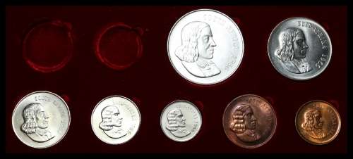 1966 Rep. S. A. Excellent Set of Coins in UNC Conditions (R1 UNC Cond), Please as per Photo.