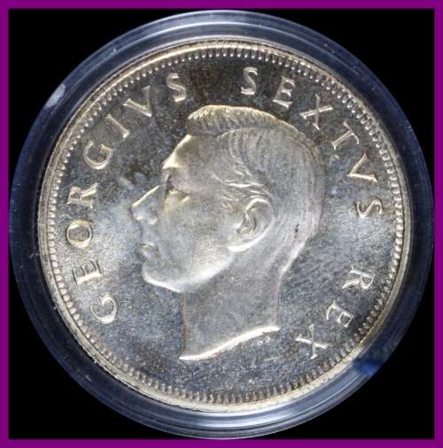 1952 Union of South Africa: Excellent 2 1/2 Shillings Proof , as per Photo.