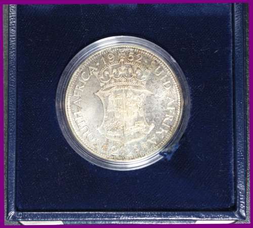 1952 Union of South Africa: Excellent 2 1/2 Shillings Proof , as per Photo.