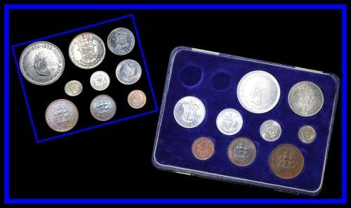 1952 Union of . S. A. Set of Mix Coins Proof and UNC Conditions, (Proof Coins is  Cleaned).