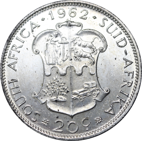 1962: Rep. of  South Africa: Excellent  Set of Coins Almost UNC in Very Good Conditions, per Photo.