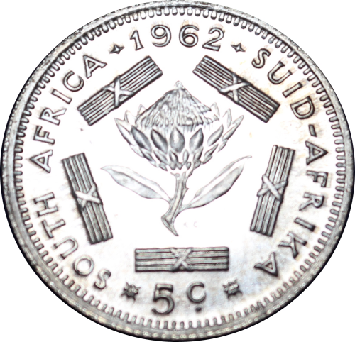 1962: Rep. of  South Africa: Excellent  Set of Coins Almost UNC in Very Good Conditions, per Photo.