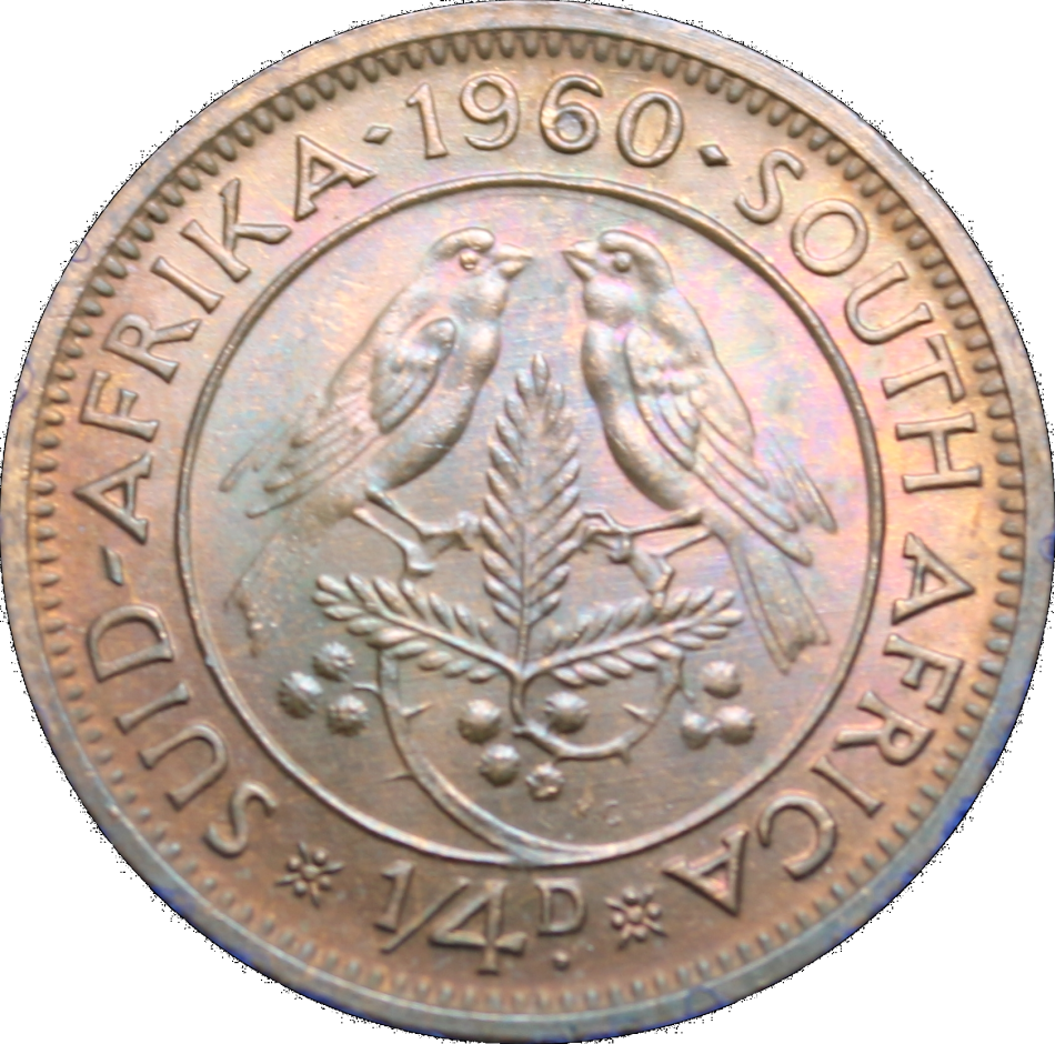 1960 Union of  South Africa: Immaculate: Uncirculated Short Set, Coins in Excellent Tone,