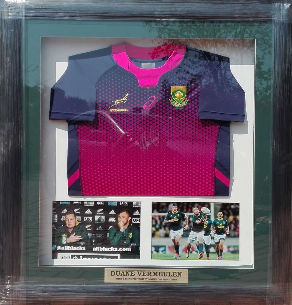Collectibles: Rugby: Duane Vermeulen Rugby Championship Winning Captain 2019