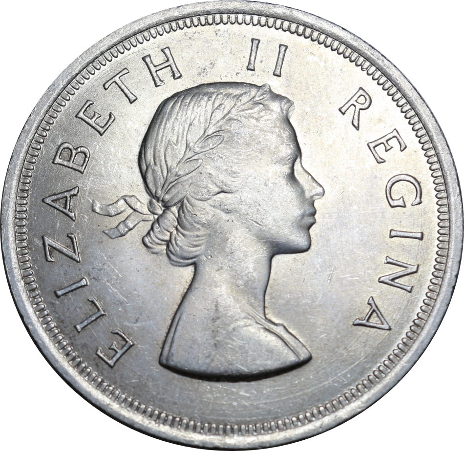 1953 : Union of  S. A.: Excellent 5 Shillings (AUNC)  in Very Good Conditions, as per Photo.