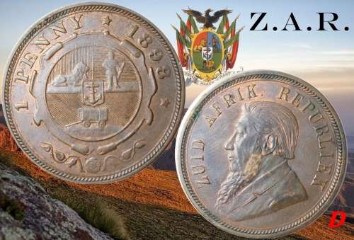 Z.A.R  Penny 1898, Circulated Coin, Please as per Photo.