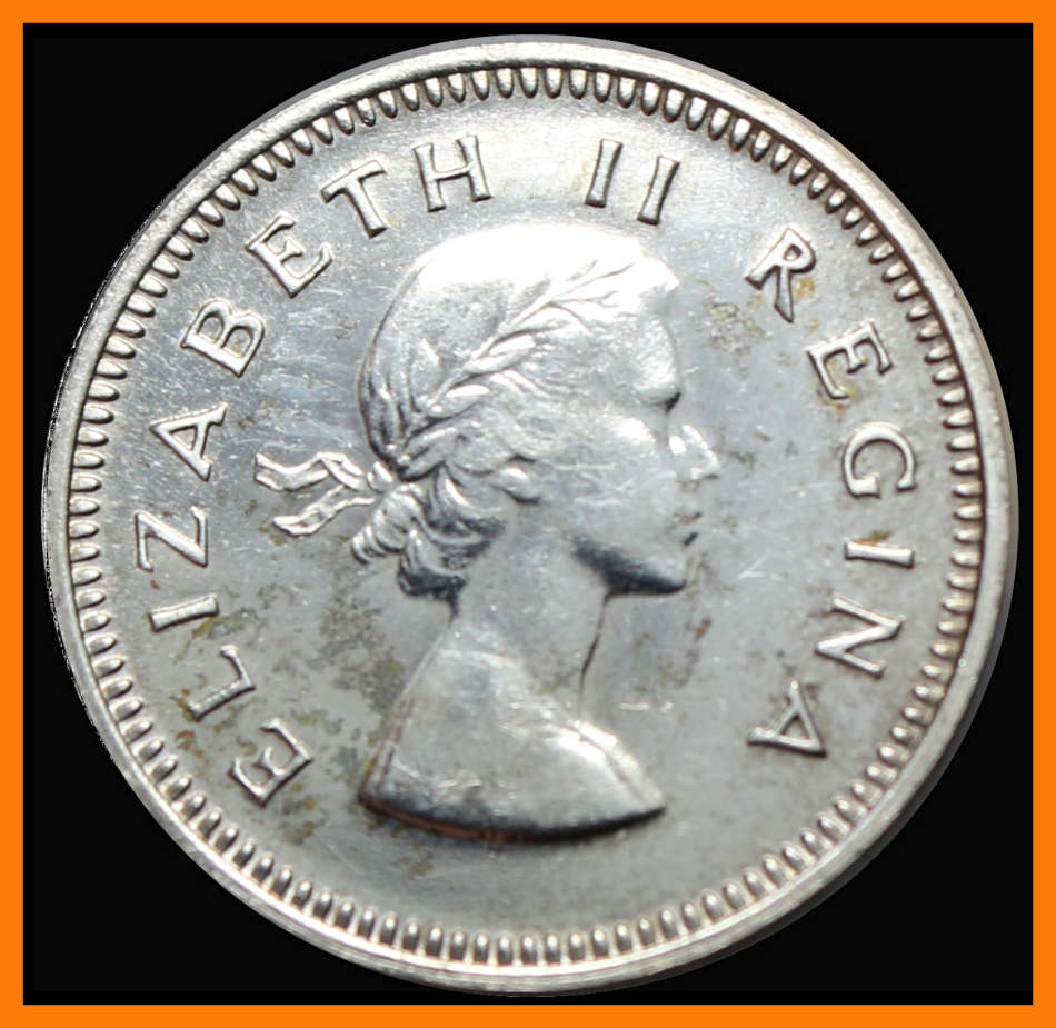 1959 Union of S.A.  3 PENCE :  PROOF :  RARE  to Find : 1959 Proof Set 950 Minted, as per Photo.