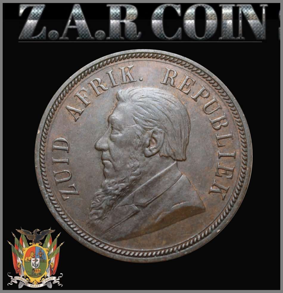 Z.A.R : 1898 : PENNY : Circulated Coin in Good Conditions (2), Please as per Photo.