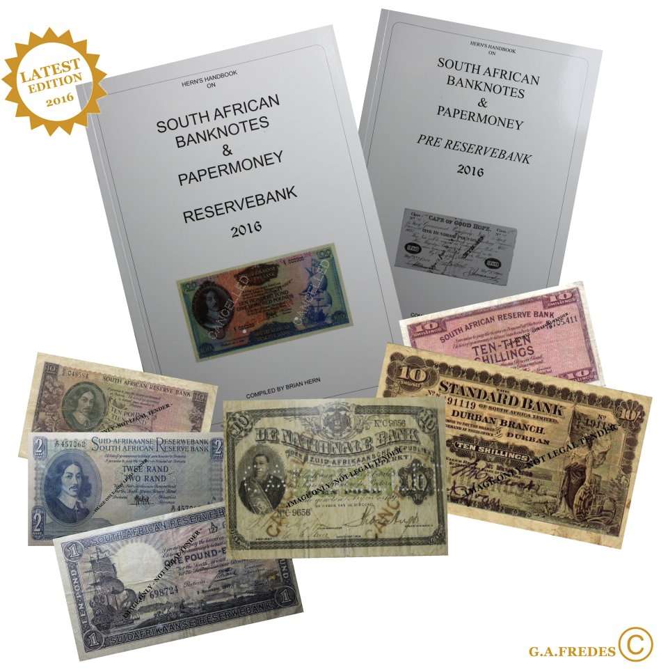- LATEST EDITION 2016 -  Every Collector´s "Must Have!"  The Hern´s Catalogue of S.A. BANK NOTES