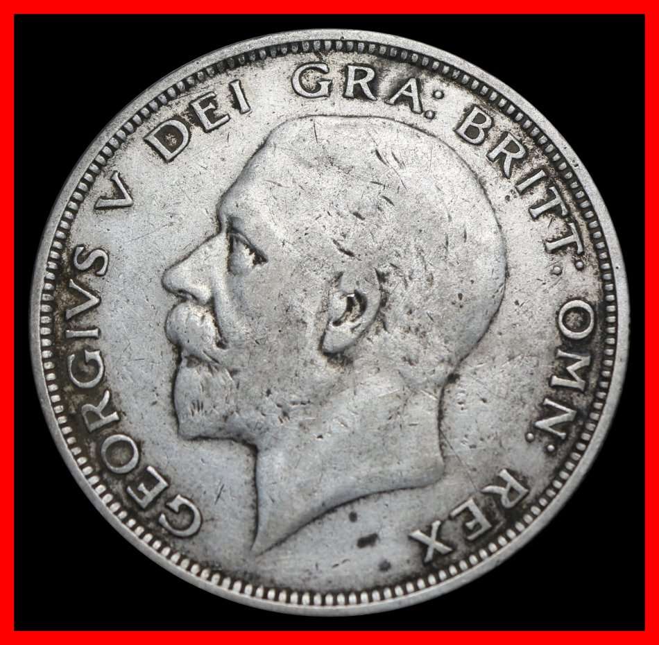 1935 : Great Britain : HALF CROWN : Circulated Coditions, as per Photo.