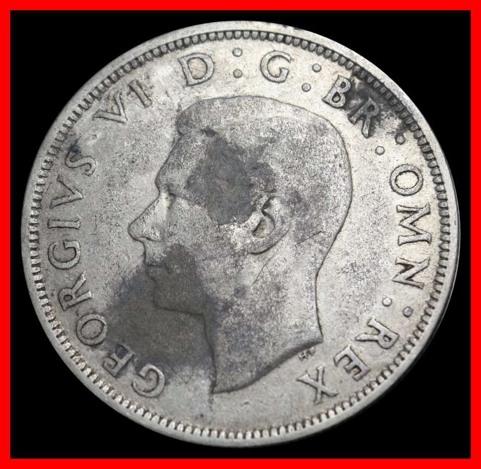 1940 : Great Britain : HALF CROWN : Circulated Coditions, as per Photo.