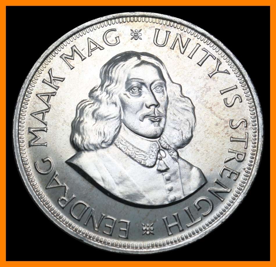 1963 : Republic of  S. A. : 50 Cent : Excellent Coin in MS Condition (High Grade), as per Photo.