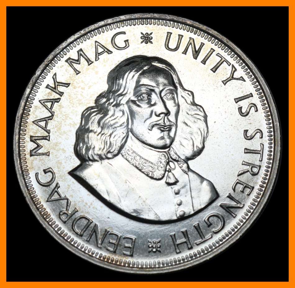 1964 : Republic of  S. A. : 50 Cent : Excellent Coin PL Condition (High Grade), as per Photo.