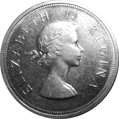 1954 Union of S.A. : 5 Shillings : Coin in  Almost UNC Conditions, 17.040 Minted, as per Photo.