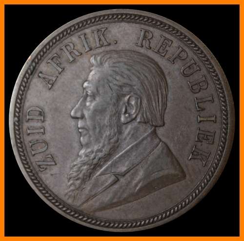 1892 ZUID AFRIKAANSCHE  REPUBLIEK : 1 PENNY :  Circulated Coin in Good Conditions , as per Photo.