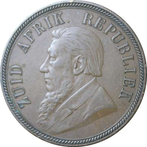 1892 ZUID AFRIKAANSCHE  REPUBLIEK : 1 PENNY :  Circulated Coin, as per Photo.