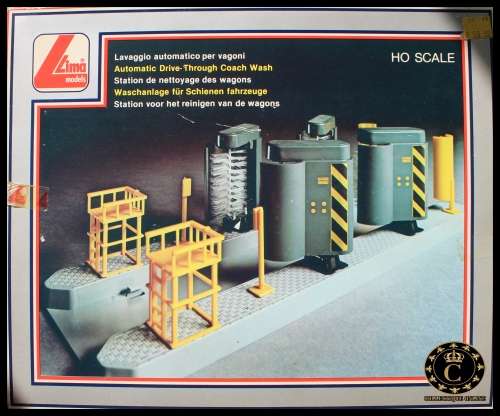 Lima Models : Model train : AUTOMATIC DRIVE THROUGCH COACH WASH, as per photo.