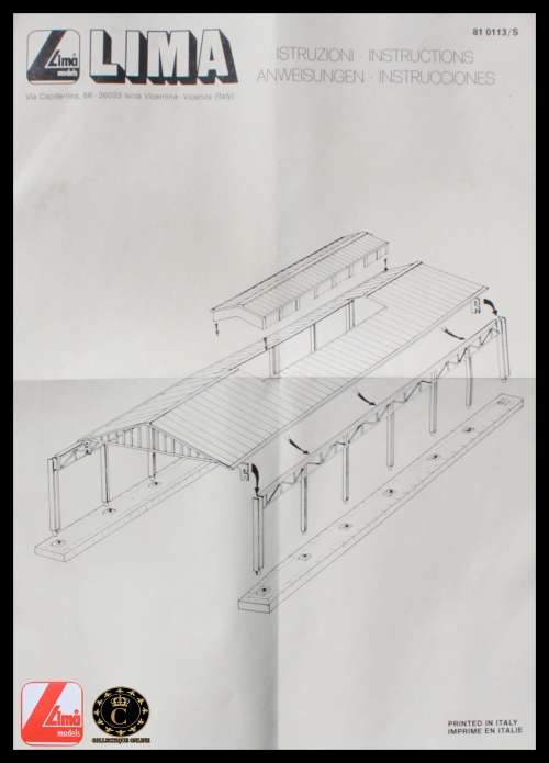 Lima Models : Model train : STATION ROOF, as per photo.