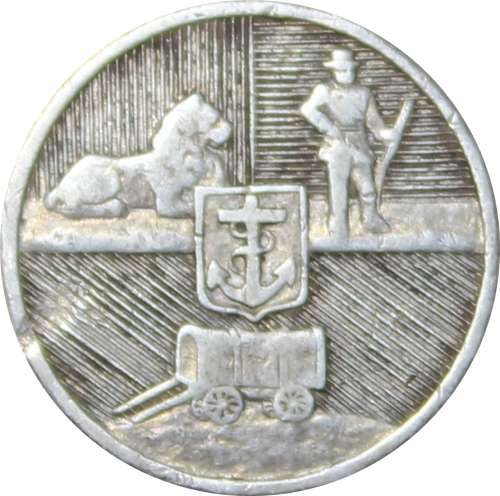 1892 Z.AR. : 5 Shillings :  DOUBLE SHAFT in Circulated Coinditions, RIM NICKS M4.327. As per Photo.