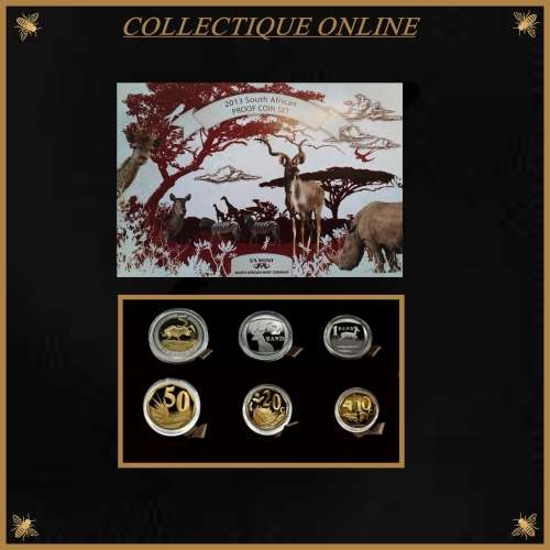 2013 : Republic of S.A. : Excellent  PROOF  SET, (Third Decimal Series), As per Photo.