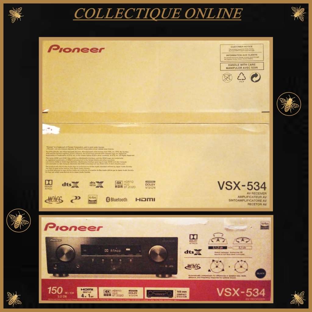 Pioneer : VSX-534 : 5.2 Channel AV Receiver (AMP) : it is almost brand new. As per Photo.
