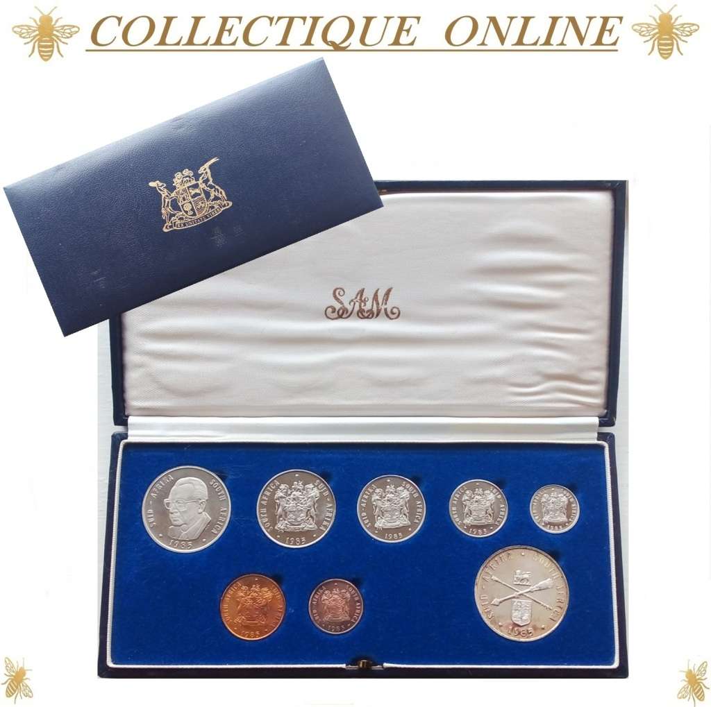 1985 REPUBLIC of S.A.:  PROOF SET.  As per Photo.