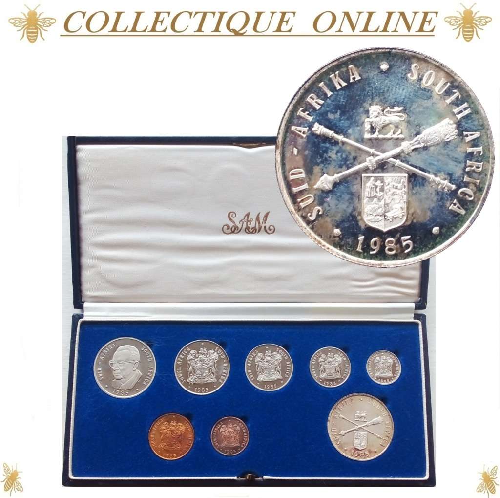 1985 REPUBLIC of S.A.:  PROOF SET.  As per Photo.