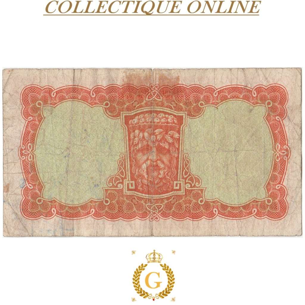 THE CENTRAL BANK OF IRELAND : 10 SHILLINGS : DATE : 1. 9. 59. . As per Photo.