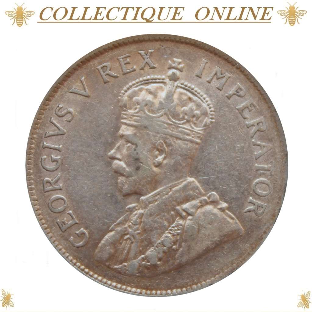 1929 : UNION S. A. : HALF CROWN : COIN IN AU 53 : ONLY Minted 616.548 : GRADED by S.A.N.G.S.