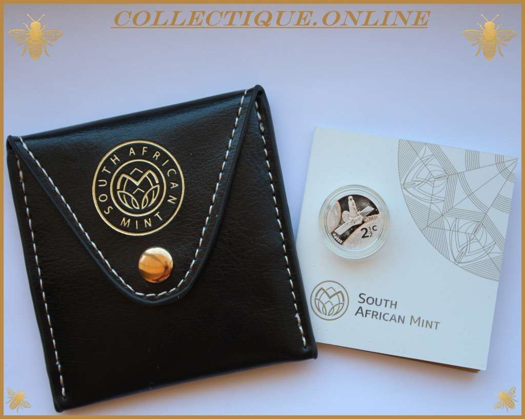 2019 : Proof Tickey (2 ½ Cent ) : Polymer Putty : Durban Flypress.