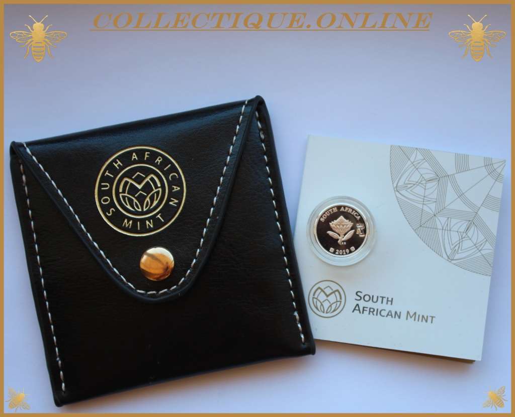 2019 : Proof Tickey (2 ½ Cent ) : Polymer Putty : Durban Flypress.