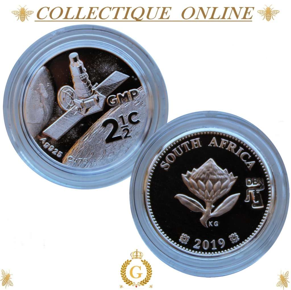 2019 : Proof Tickey (2 ½ Cent ) : Polymer Putty : Durban Flypress.