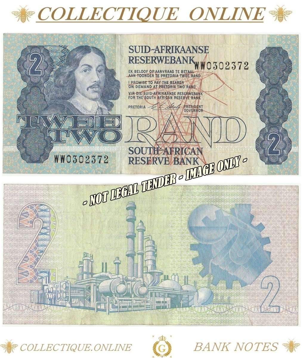 1990 : REPLACEMENT NOTE /WW : TWO RAND : C L STALS : FIRST & ONLY ISSUE : TYPE 12 .