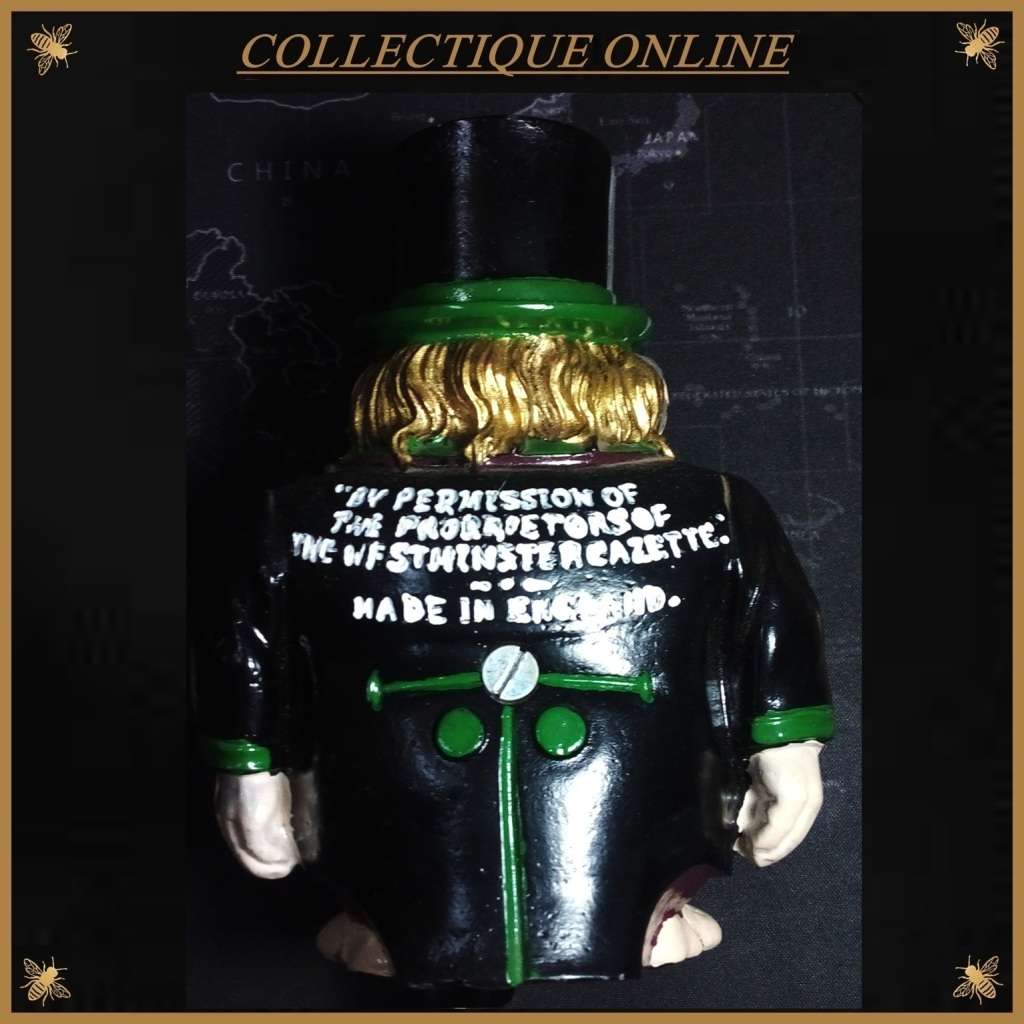 RARE : EXCELLENT COLLECTABLE : ANTIQUE : TRANSVAAL MONEY BOX PAUL KRUGER.