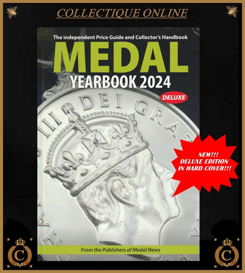 NEW IN HARD COVER!!!2024 :  Medal Year Book : The Independent Price Guide and Collector`s Handbook.