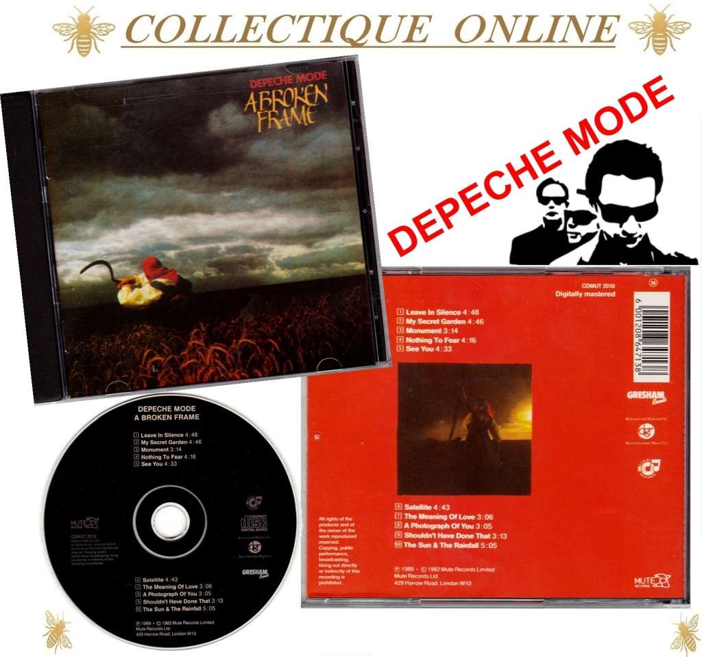 EXCELLENT  CD  FOR  DEPECHE MODE COLLECTOR`S : A BROKEN FRAM . As Per Photo.