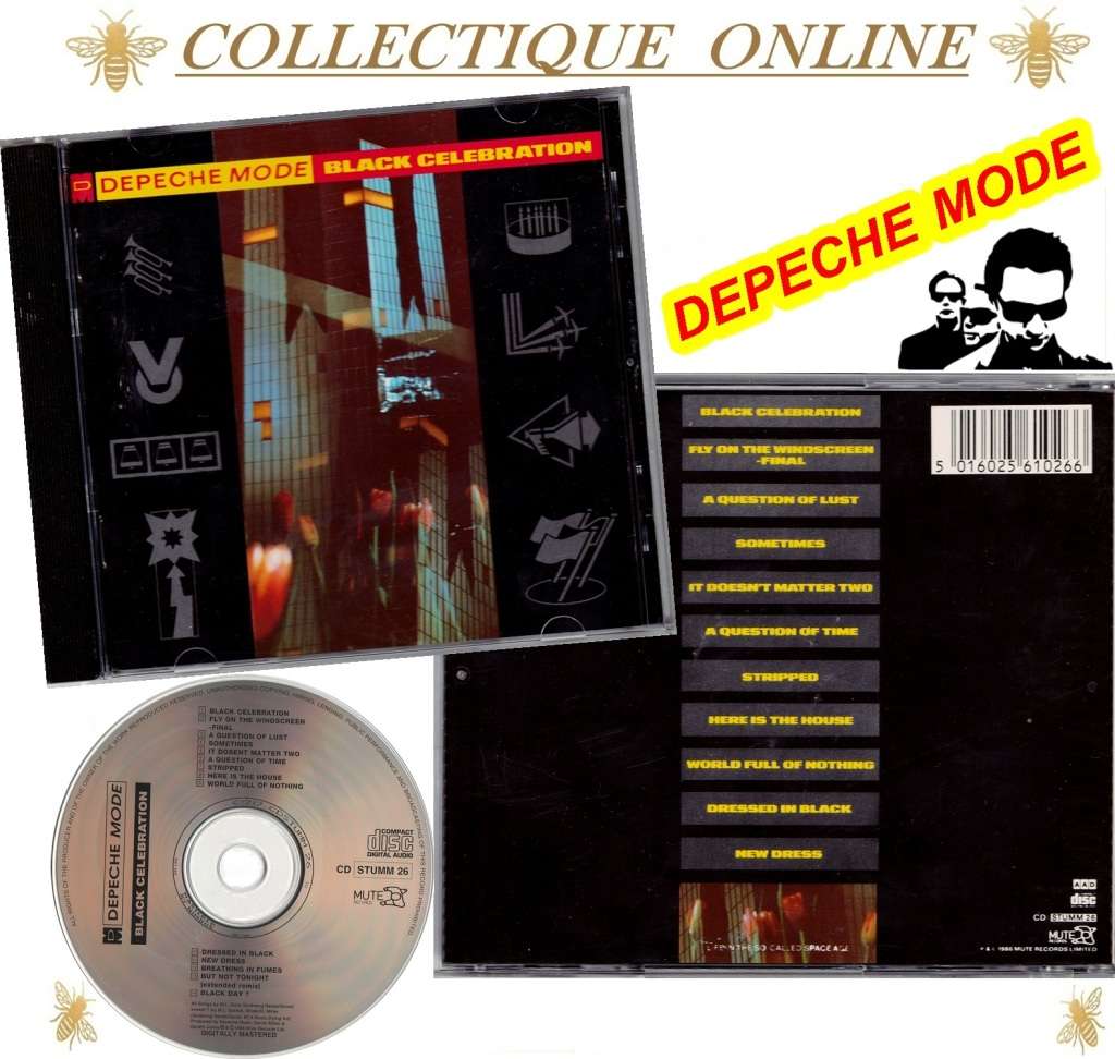 EXCELLENT  CD  FOR  DEPECHE MODE COLLECTOR`S : BLACK CELEBRATION. As Per Photo.