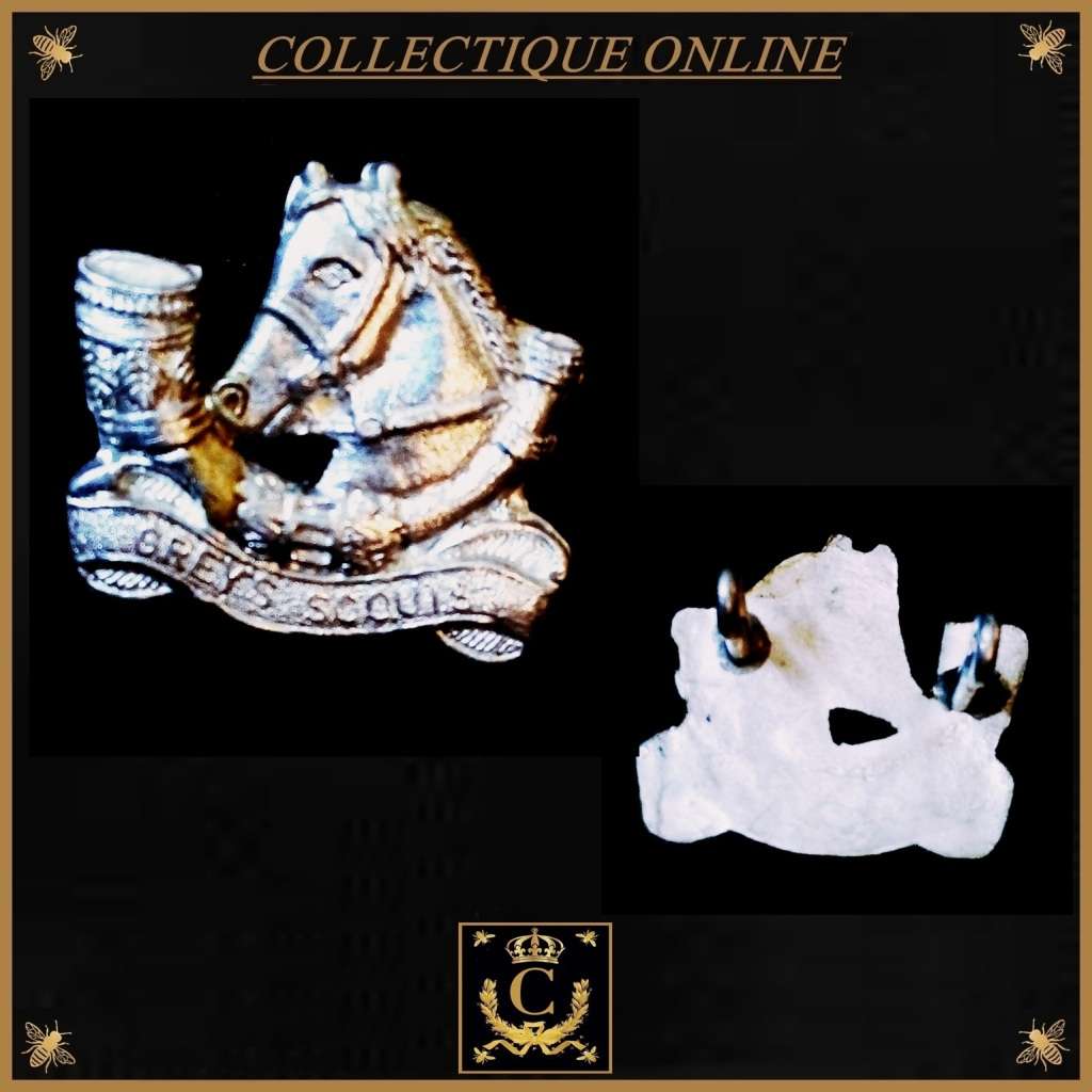 RHODESIA : GREYS SCOUTS : Anodised Aluminium / CAP BADGE FOR OFFICERS (1976-1980). /As Per Photo.