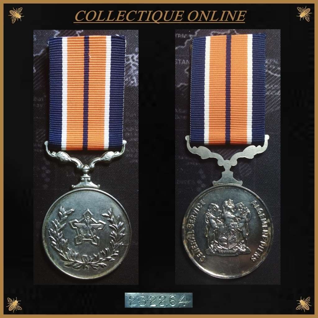 SADF : GENERAL SERVICE MEDAL : NUMBERED 232264  : FULL SIZE : As Per Photo.