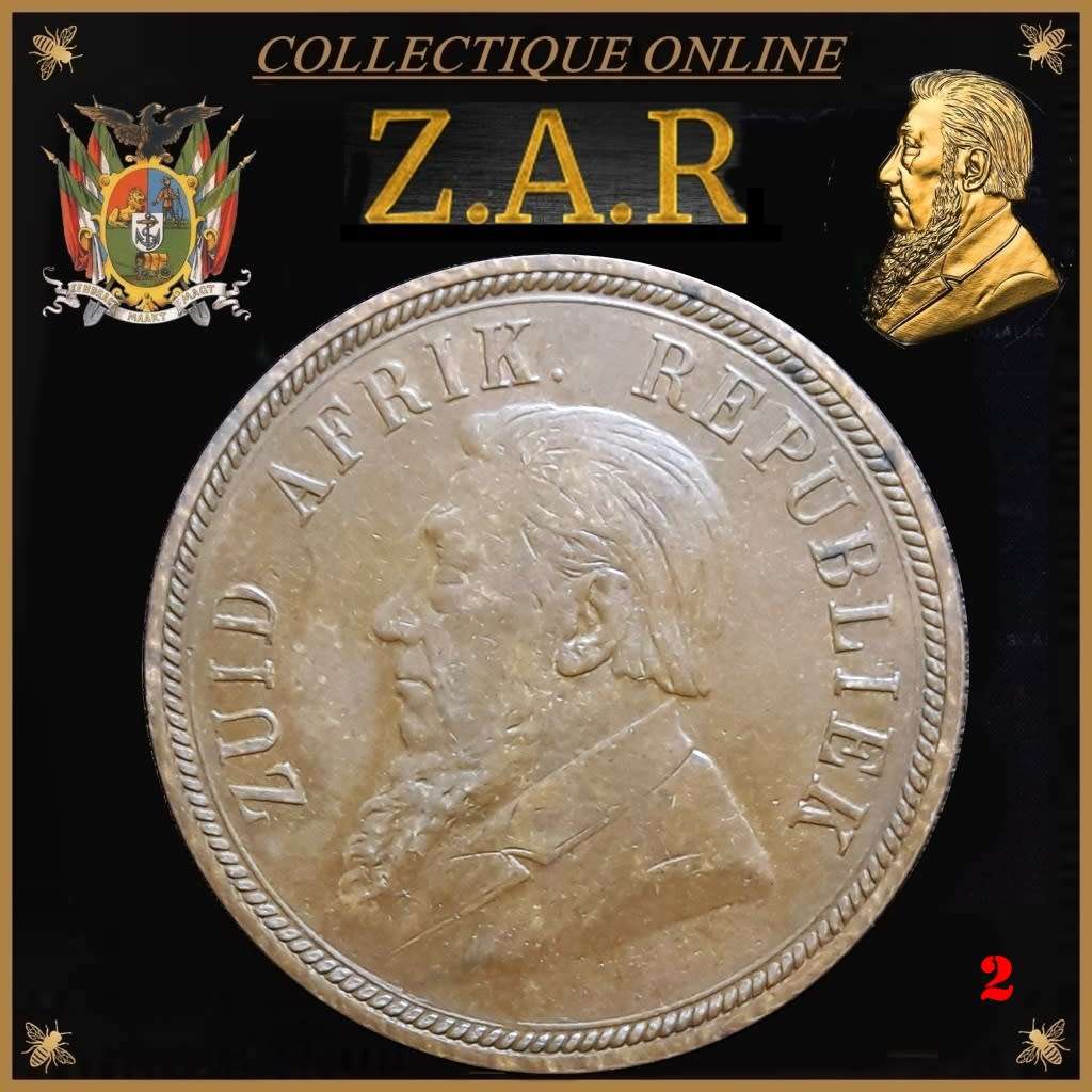 1898 : Z.A.R. : PENNY : Coin Circulated in Good Condition, MINTED: 262.830 / 2 of 4 . As per Photo.
