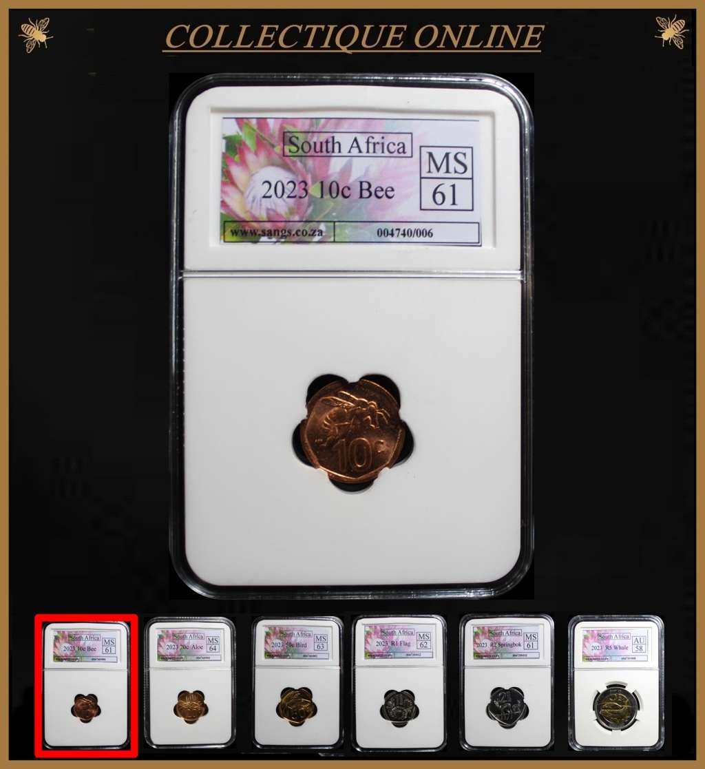 2023 : REP.  of S. A. : EXCELLENT and COMPLETE FULL SET : GRADED by S.A.N.G.S. BID FOR SET.