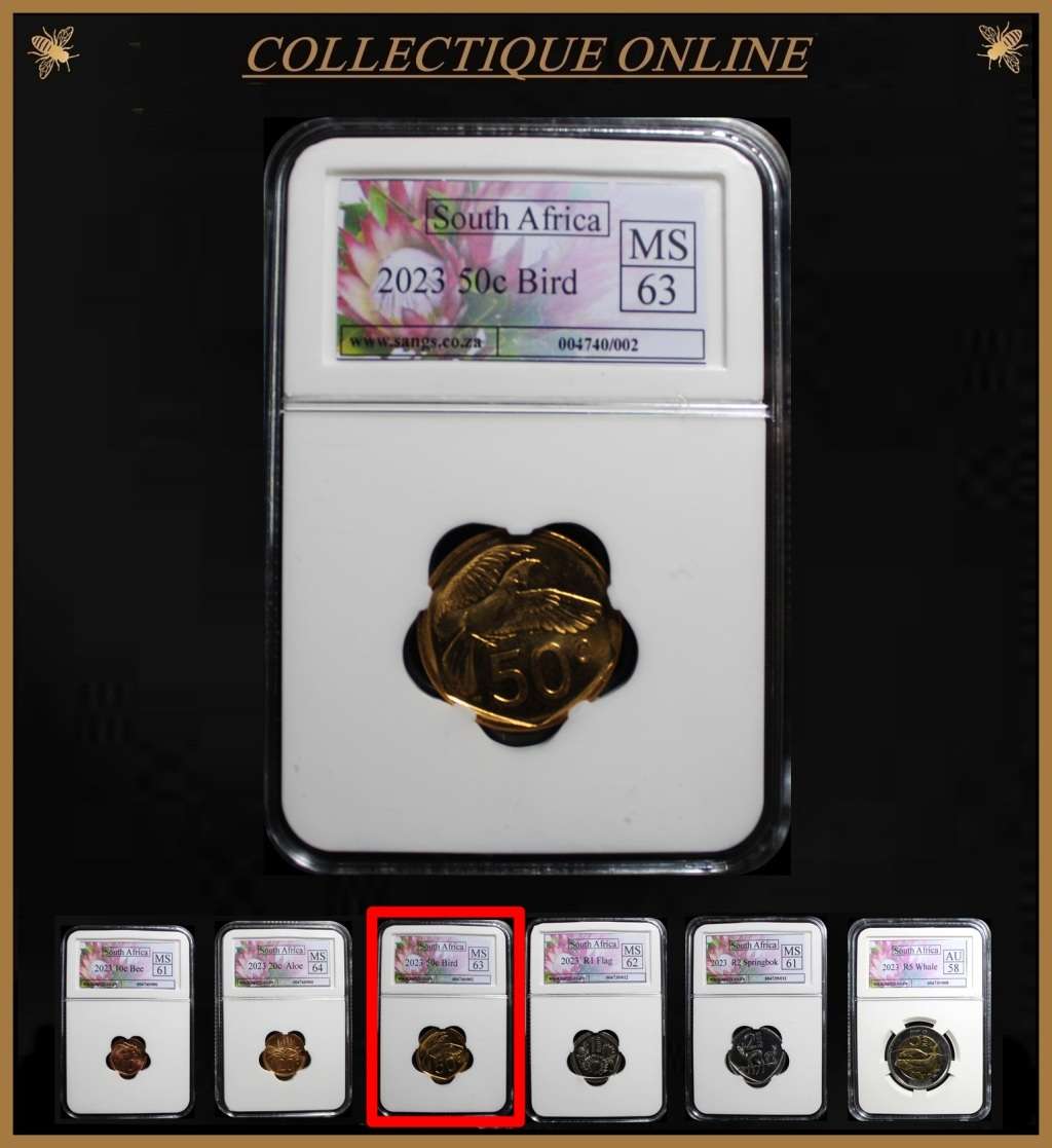 2023 : REP.  of S. A. : EXCELLENT and COMPLETE FULL SET : GRADED by S.A.N.G.S. BID FOR SET.