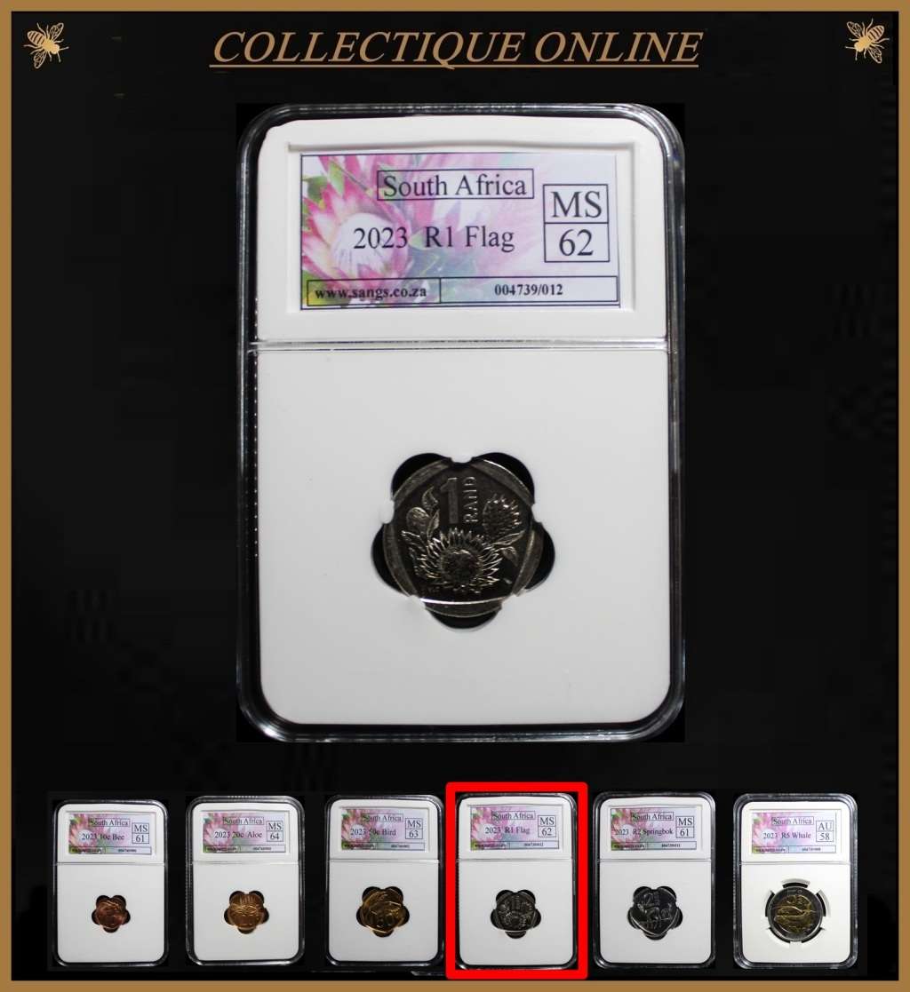 2023 : REP.  of S. A. : EXCELLENT and COMPLETE FULL SET : GRADED by S.A.N.G.S. BID FOR SET.