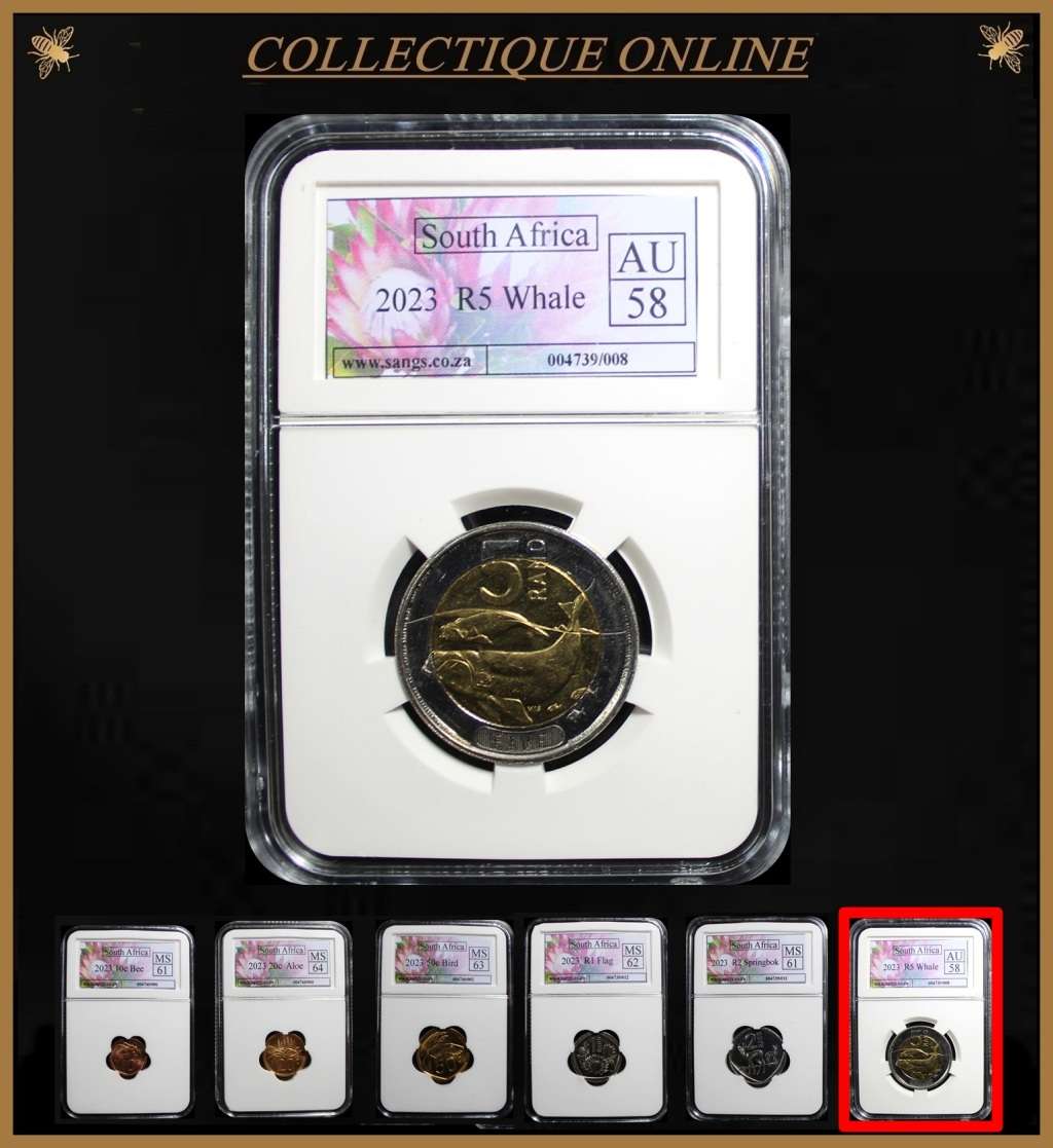 2023 : REP.  of S. A. : EXCELLENT and COMPLETE FULL SET : GRADED by S.A.N.G.S. BID FOR SET.