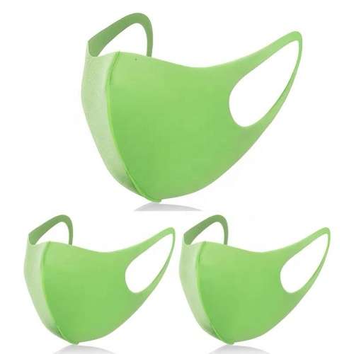 Babies / Toddlers sponge mask x 3 - GREEN