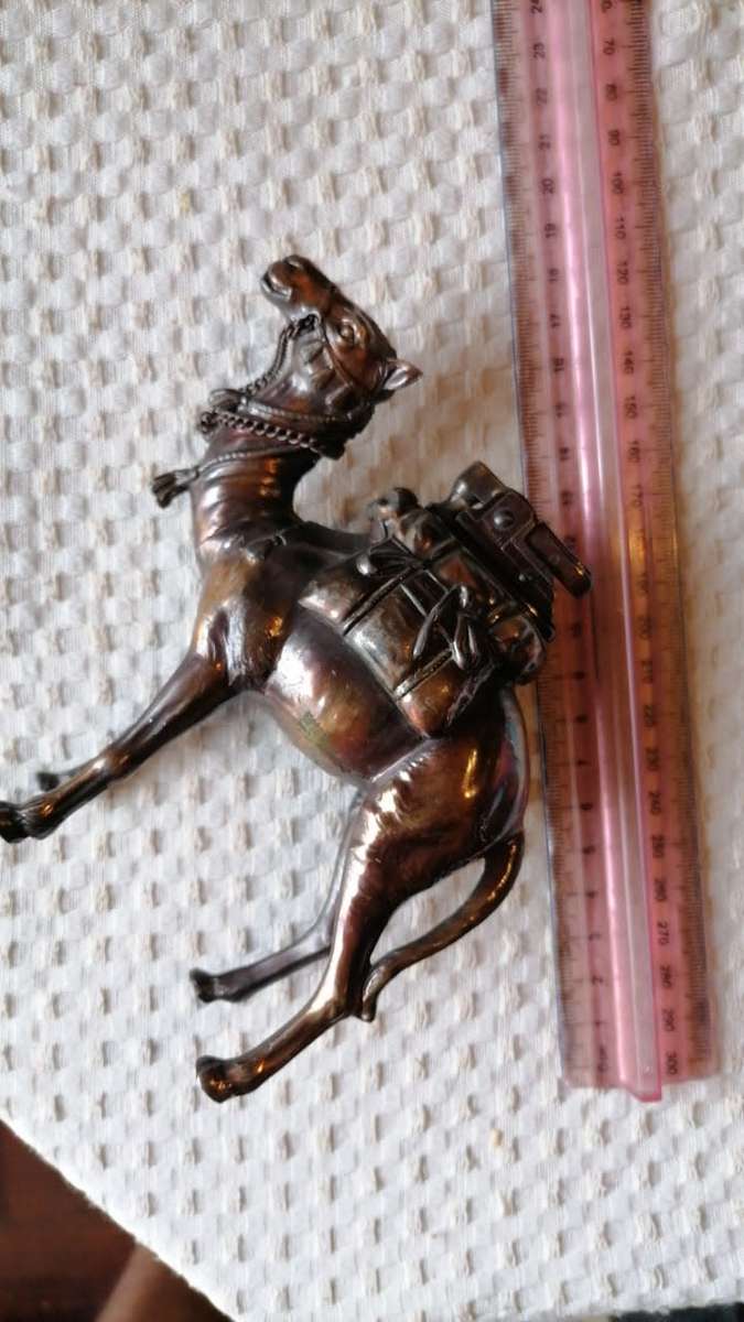 camel desk lighter brass