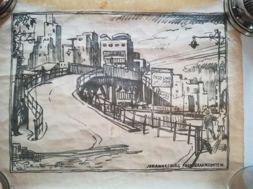 SALE!!! Original Walter Batiss Sketch