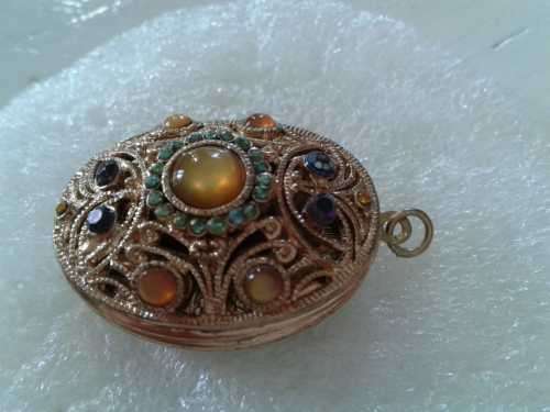 gold plated locket