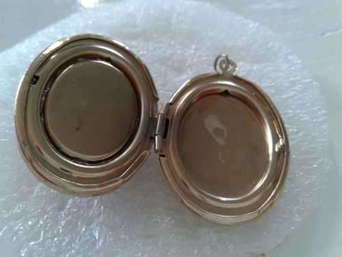 gold plated locket
